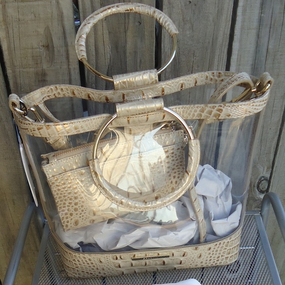 clear brahmin bag